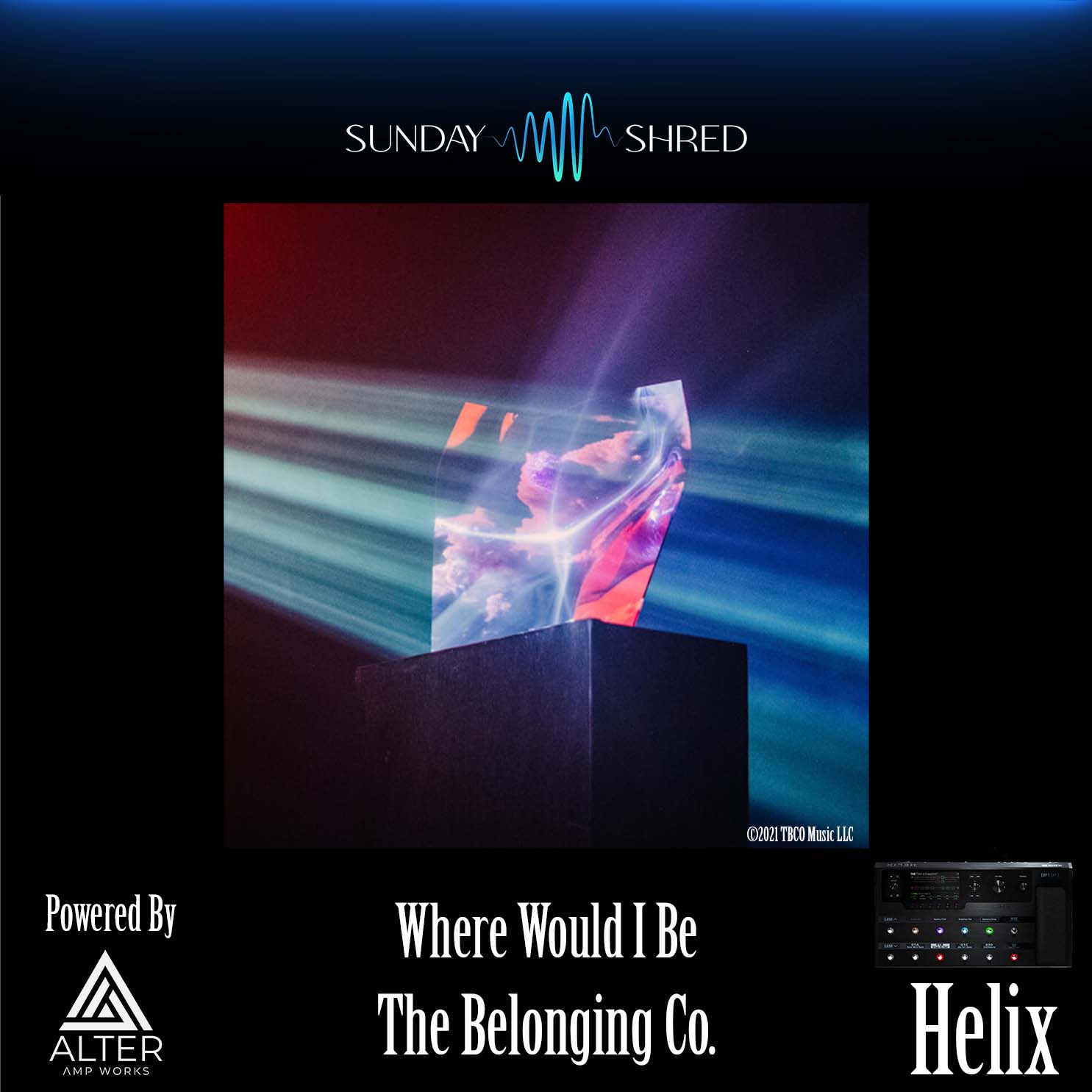 Sunday Shred - Where Would I Be - Passion -  Helix Patch