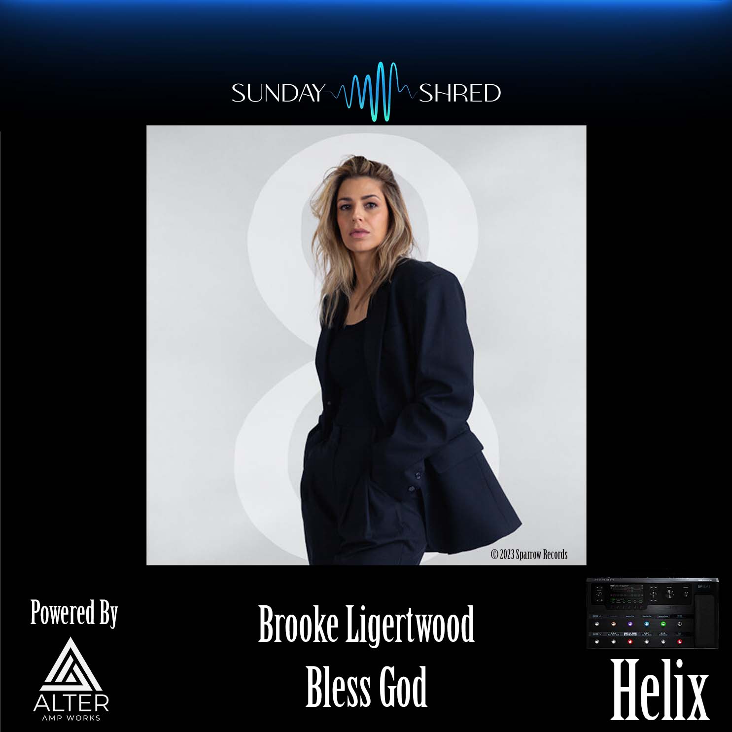 Sunday Shred - Bless God - Brooke Ligertwood - Helix Patch