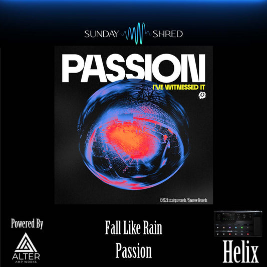 Sunday Shred - Fall Like Rain - Passion - Helix Patch