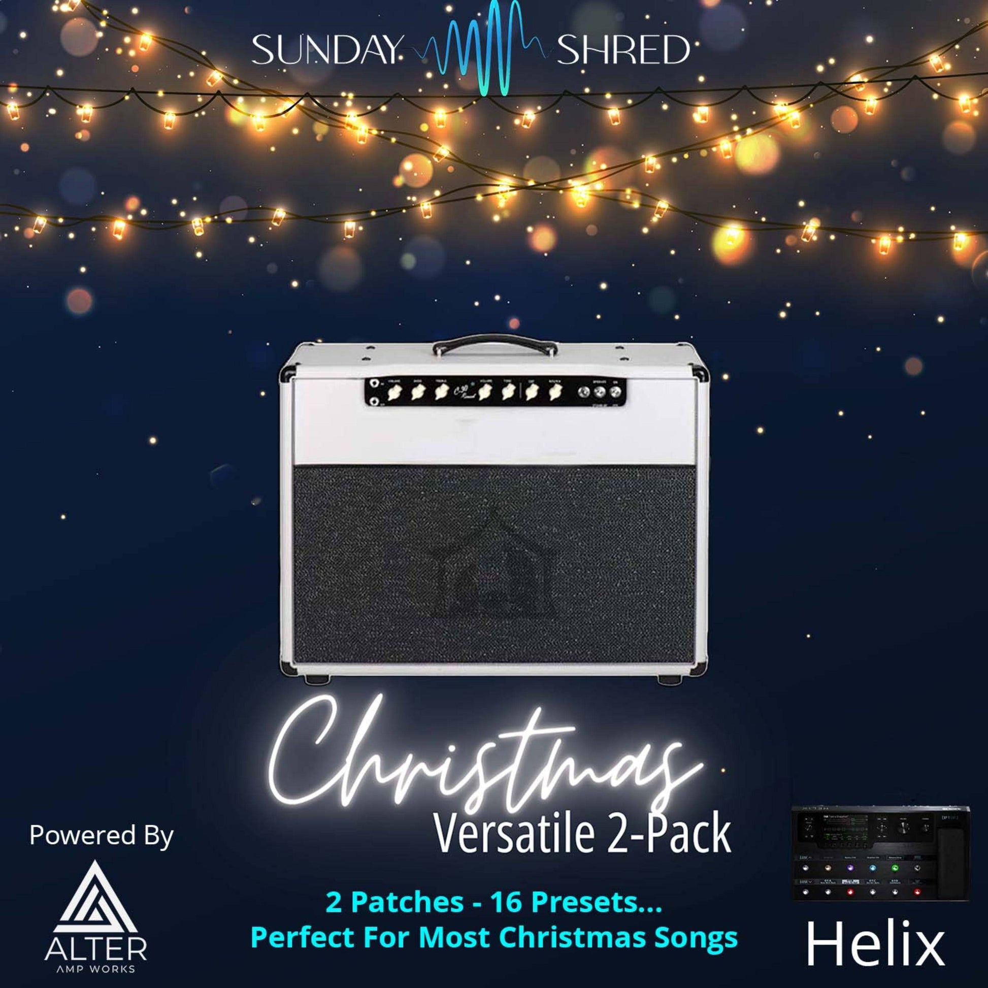 Sunday Shred - Christmas Versatile 2-Pack - Helix Patch